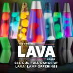 The Original Lava? Lamp - 14.5 Grinning Globs - Classic Liquid Motion Lamp - Yellow Lava and Orange Liquid - Item #2094 (Amazon Exclusive)